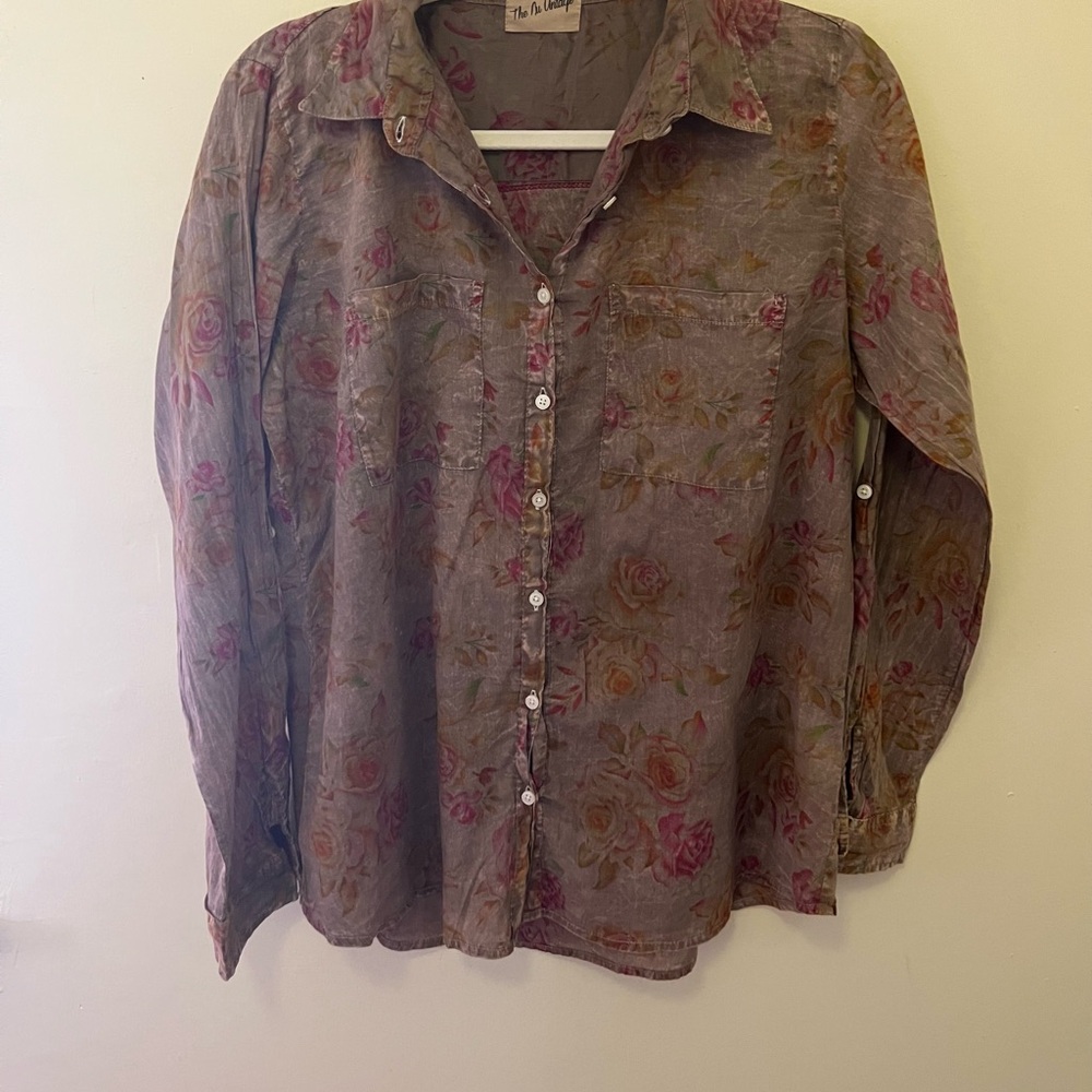 Floral Button-Up Shirt